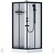 Душевая кабина AM.PM X-Joy Square 900х900х2100 стекло прозрачное, профиль черный мат. W94C-403-090BT