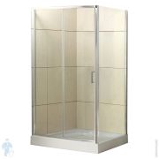 Душевой уголок BelBagno Uno (1200х800х1850) UNO-AH-1-120/80-C-Cr прямоугольный, стекло прозрачн/хр