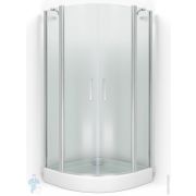 Уголок душевой GOOD DOOR BAS PANDORA R-90-C-CH (90х90) полукруглый, без поддона