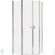Душевой уголок RAVAK CHROME CSKK4-90 (900х900х1950) распашные двери, стекло, блестящий+Transparent