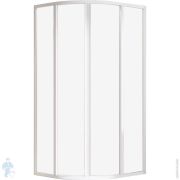 Душевой уголок RAVAK SUPERNOVA SKCP4-80 (795x795x1850) раздвижные двери, стекло, белый+Transparent