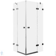 Душевой уголок RAVAK BRILLIANT BSRV4-90 (895х895х1950) распашные двери, стекло, хром+Transparent