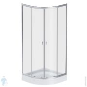 Душевой уголок AM.PM X-Joy Twin Slide (80х80х185) профиль матовый хром/прозрачное W88G-205-080MT64