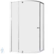 Душевой уголок RAVAK PIVOT PSKK3-100 (995х995х1900) распашная дверь, стекло, белый/хром+Transparent