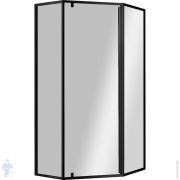 Душевой уголок CEZARES ECO (882-895х882-895х1950) O-P-1-90-C-NERO стекло прозр/черный матовый