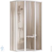 Душевой уголок RAVAK SUPERNOVA SKCP4-80 (795x795x1850) раздвижные двери, стекло, белый+Grape
