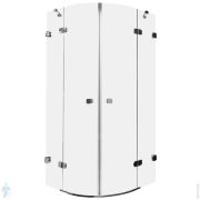 Душевой уголок RAVAK BRILLIANT BSKK4-80 (795х795х1950) распашные двери, стекло, хром+Transparent
