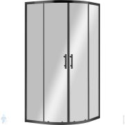 Душевой уголок CEZARES ECO (885-900х885-900х1900) O-R-2-90-C-NERO стекло прозр/черный матовый