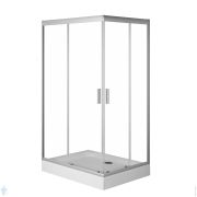 Душевое ограждение AM.PM Gem (120х80х190) прямоугольное, прозрачное/мат.хром W90G-404-120280-MT