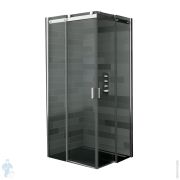Уголок душевой RIHO BALTIC GE1002100 (1000х900х2100) 2 раздвижных двери, хром/стекло прозрачное 8мм