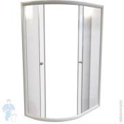 Душевой уголок Радомир (1200х800х1800) стекла прозрачные, профиль белый, без поддона