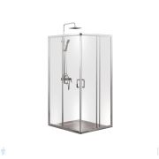 Душевой уголок BelBagno Unique 850-900х850-900х1900 стекло матов/проф.хром UNIQUE-A-2-85/100-P-Cr