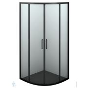 Душевой уголок WasserKRAFT Dill 900х900х2000 стекло прозрачное/профиль черный 61S01