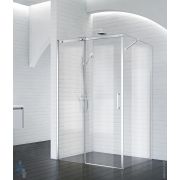 Душевой уголок BelBagno Acqua (1184-1214x985-1000x1950) AH-1-120/100-C-Cr стекло прозр/хром