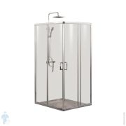 Душевой уголок BelBagno Unique 850-900х850-900х1900 стекло прозрачн/проф.хром UNIQUE-A-2-85/100-C-Cr