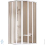 Душевой уголок RAVAK SUPERNOVA SKKP6-90 (895х895х1950) раздвижные двери, стекло, белый+Grape