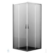 Душевой уголок WasserKRAFT Lippe 45S02 (800х800х1850) стекло прозрачное/профиль серебристый