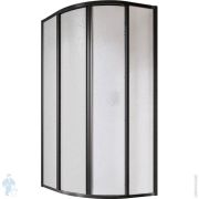 Душевой уголок RAVAK SUPERNOVA SKCP4-80 (795x795x1950) раздвижные двери, полистирол, черный+Pearl