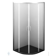 Душевой уголок WasserKRAFT Lippe 45S01 (900х900х1850) стекло прозрачное/профиль серебристый