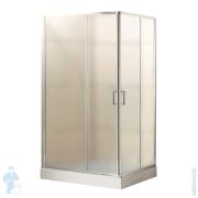 Душевой уголок BelBagno Uno (1000х900х1950) UNO-195-AH-2-100/90-P-Cr прямоугольный,стекло мат/хром