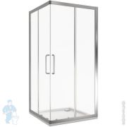Уголок душевой GOOD DOOR BAS NEO CR-90-C-CH 900х900х1850 стекло прозр,профиль хром, откатн. двери