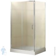 Душевой уголок BelBagno Uno (1200х900х1850) UNO-AH-1-120/90-P-Cr прямоугольный, стекло текстурн/хром