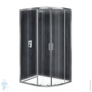 Душевой уголок BelBagno Uno (1000х800х1950) UNO-195-RH-2-100/80-C-Cr стекло прозрачное/профиль хром