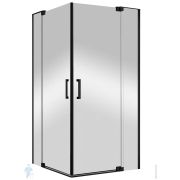 Душевой уголок CEZARES SLIDER (900-1000х1000-1100х1950) стекло прозрачное/профиль черный SLIDER-AH-2-90/100-100/110-C-NERO