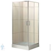 Душевой уголок BelBagno Uno (950х950х1950) UNO-195-A-2-95-C-Cr квадратный,стекло прозр/проф.хром