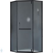 Душевой уголок RGW Hotel HO-084B (900х900х1950) трапеция, ст. 8мм матовое/черный 350608499-24