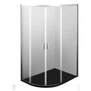 Душевой уголок WasserKRAFT Lippe 45S24 (1200х900х1900) стекло прозрачное 6мм, профиль серебристый