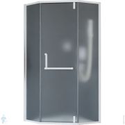 Душевой уголок RGW Hotel HO-084W (1000х1000х1950) трапеция, ст. 8мм матовое/белый 350608400-25