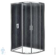 Душевой уголок BelBagno Uno (1200х900х1950) UNO-195-RH-2-120/90-C-Cr асимметр,стекло прозр/проф.хром