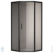 Душевой уголок RGW Passage PA-86B (900х900х1950) трапеция, стекло 6мм прозрачное/черный 38088699-14