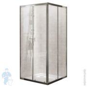 Душевой уголок BelBagno DUE (885-900х885-900х1900) DUE-A-2-90-C-Cr стекло прозрачное, профиль хром