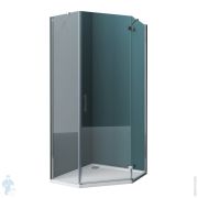 Душевой уголок BelBagno Kraft (900х900х1950) KRAFT-P-1-90-C-Cr-R стекло прозрачное, хром