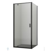 Душевой уголок WasserKRAFT Elbel 800х1000х2000 стекло прозрачное/профиль черный 74P29
