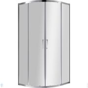 Душевой уголок Cezares Моlveno (1000х1000х1900) MOLVENO-R-2-100-P-Cr стекло рифленое, хром