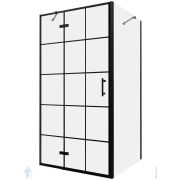 Стенка душевая GOOD DOOR BAS INFINITY SP-80 -G-CH (80х185) стекло грейп 6мм