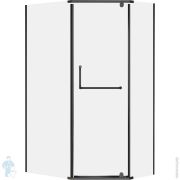 Дверь душевая GOOD DOOR BAS ORION WTW - PD-130-G-CH (130х185) распашная, стекло грейп 6мм