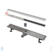 Душевой лоток Alcaplast Fit and Go APZ13-DOUBLE9-650 с сифоном L=650мм Н=81мм двусторонняя решетка