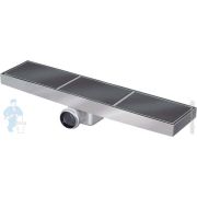 Лоток душевой горизонтальный GEBO (910х300х110) облицованный плиткой пола, нержав. сталь 21.СТ910