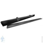 Трап MAGdrain JXC 800 Q50-О двухсторонний, 55*800, 2 сухих магнит. клапана, нерж., черный матовый