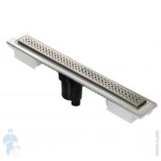 Душевой лоток BERGES C1 Brise 800, мат.хром, верт. выпуск S-сифон D50/105мм Н50мм, 090033