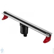 Душевой лоток BERGES SUPER Slim 800 мат. черный, верт. выпуск S-сифон D50/105мм Н50мм, 095054