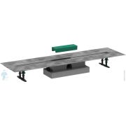 Hansgrohe uBox universal Полный набор для установки вровень с полом, внеш.часть слива 100см 56020180