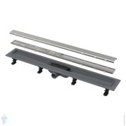 Душевой лоток Alcaplast APZ19-750 L=750мм матовая двусторонняя решетка