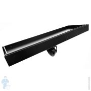 Трап MAGdrain JYC 300 Q50-О 100*300, сухой магнит. клапан, нерж.,черный, основание под плитку