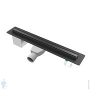 Душевой лоток Paini Slim Line L=600 мм, D50, черный матовый, CH600SLC