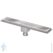 Лоток душевой горизонтальный GEBO (300х100х92) нержавеющая сталь 22.CL300